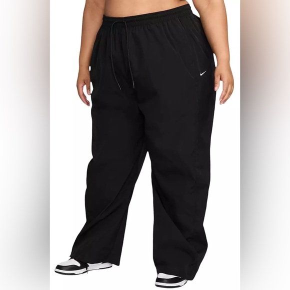 Nike Standard Fit High Rise Full Length Black Athletic Pants 2X NWT - Picture 1 of 9